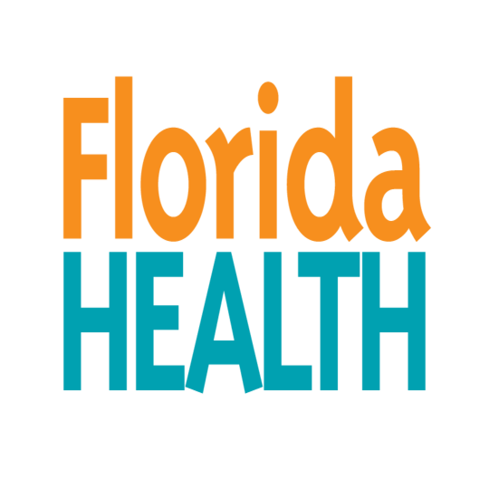 Florida Department of Health logo.